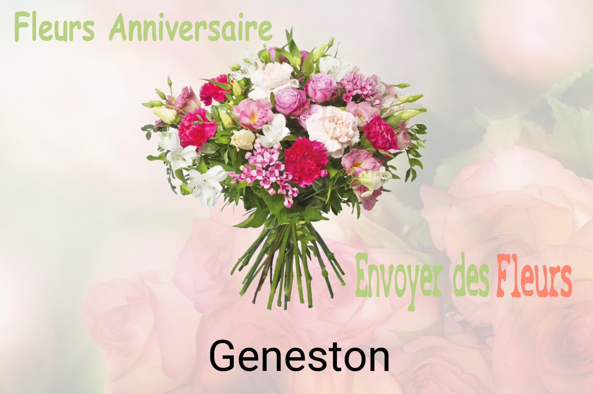 Bouquet de fleurs d’anniversaire livré à Geneston