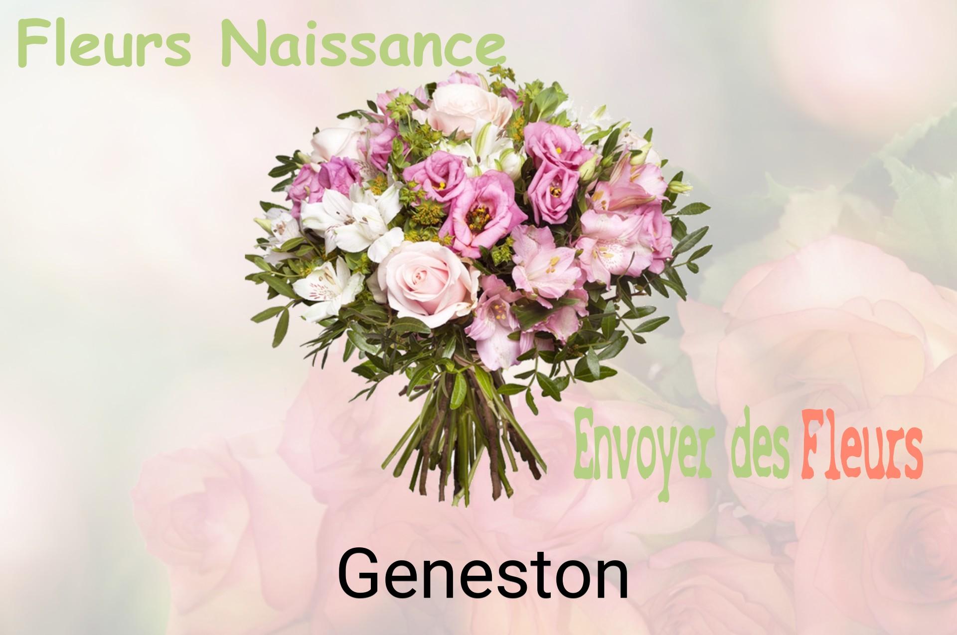 Bouquet de fleurs de naissance livré à Geneston